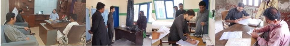 گوادر/پسنی: ڈسٹرکٹ ہیلتھ آفیسر ڈاکٹر یاسر طاہر پسنی میں عمانی گرانٹ ہسپتال، سول ڈسپنسری ریک پشت اور بی ایچ یو ببر شور کے دورے کے دوران طبی سہولیات کا جائزہ لے رہے ہیں