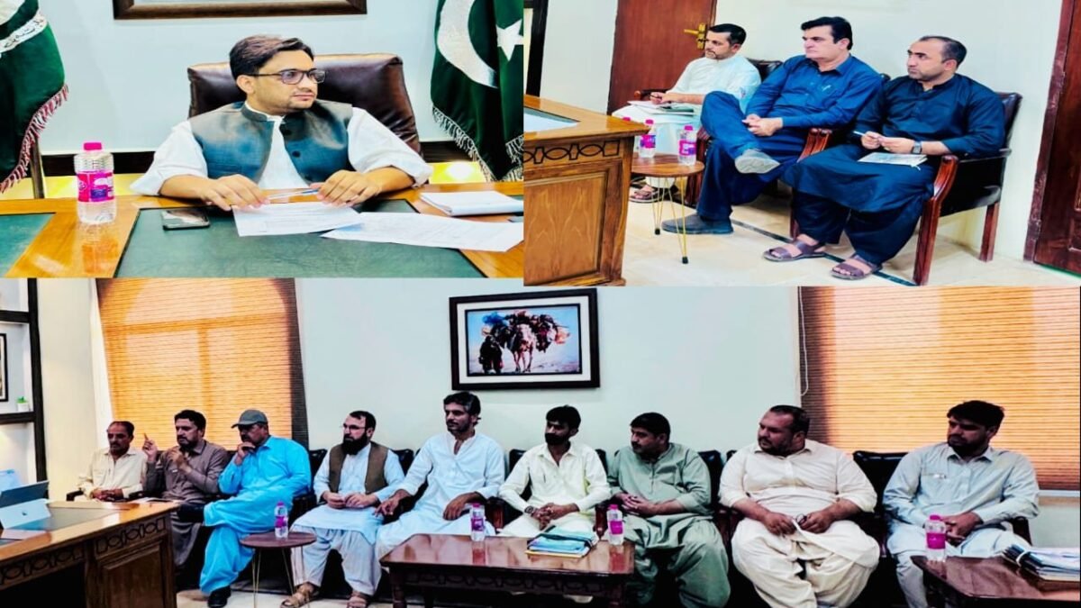 ڈپٹی کمشنر چمن کی زیرِ صدارت مالی سال 2025-26 کے مکمل ترقیاتی منصوبوں کی فزیکل ویریفکیشن پر اجلاس
