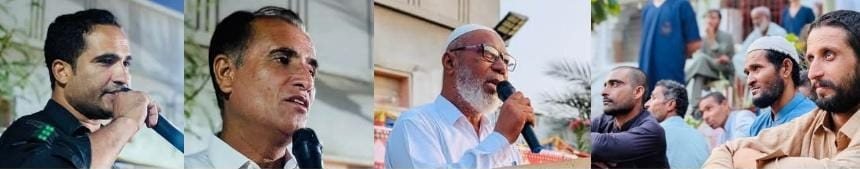 ڈپٹی ایجوکیشن آفیسر گوادر محمد حسن اسلام و دیگر ماں جی کیئر سینٹر میں منشیات سے متاثرہ افراد سے خطاب کر رہے ہیں