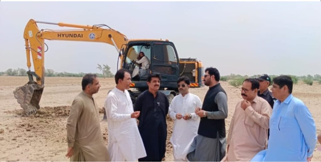 Jafarabad: Deputy Commissioner Khalid Khan ki hidayat par pre-monsoon ke hawale se ehtiyati tadabeer ke hawale se farzi mashq ki ja rahi hai