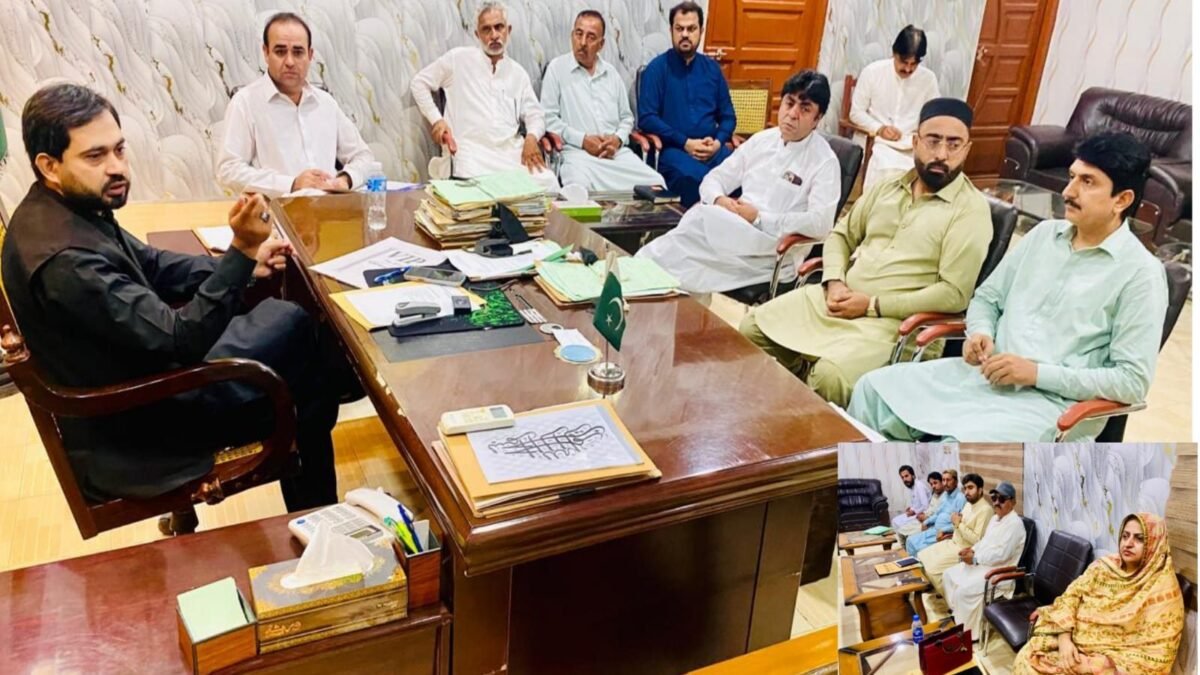 نصیر آباد: ڈسٹرکٹ ایجوکیشن گروپ کا اجلاس، بی ایس ڈی آئی منصوبوں اور یوم آزادی تقریبات کا جائزہ