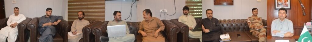 زیارت: ڈپٹی کمشنر عبدالقدوس اچکزئی بی ایس ڈی آئی سکیمات کے سلسلے میں اجلاس کی صدارت کر رہے ہیں