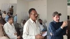 پسنی میں اسسٹنٹ کمشنر خسرو دلاوری کی کھلی کچہری، پائپ لائن، لوڈشیڈنگ اور قبضوں کے مسائل اٹھائے گئے