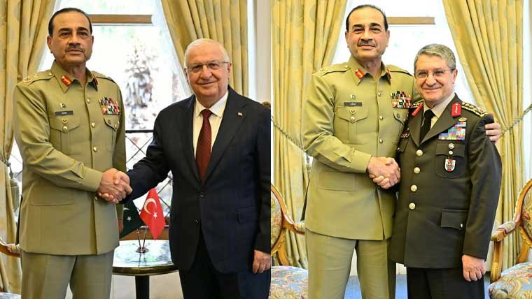 فیلڈ مارشل عاصم منیر کی ترکیہ میں اہم ملاقاتیں، دفاعی تعاون پر تبادلہ خیال