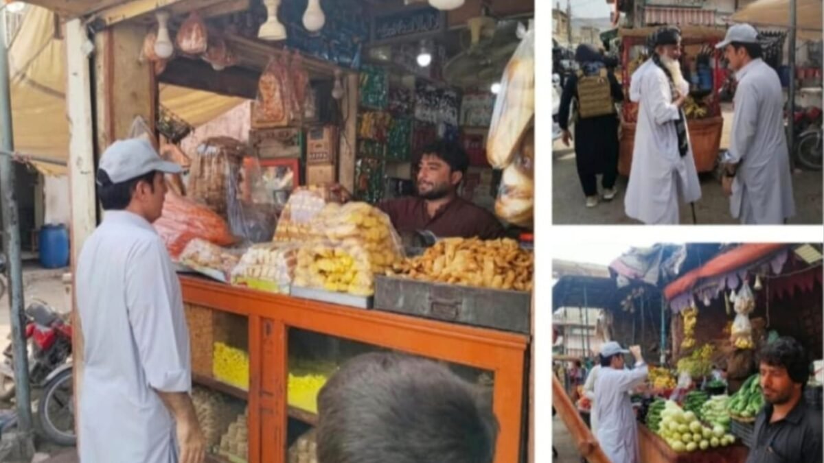 ہرنائی: سیکیورٹی صورتحال کے پیشِ نظر ڈپٹی کمشنر ارشد حسین جمالی کا مین بازار کا پیدل دورہ، تاجروں سے ملاقاتیں