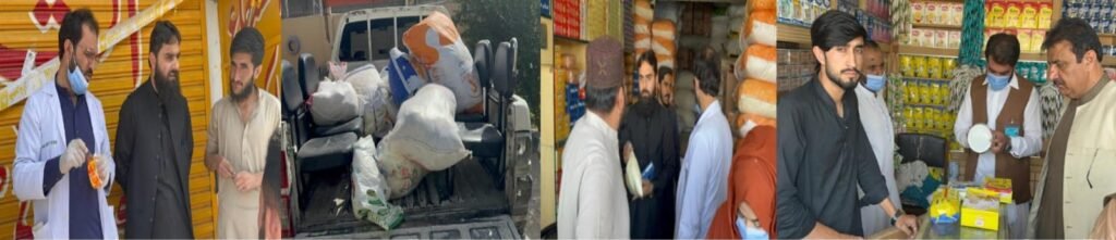 Deputy Commissioner Quetta ki hidayat par Assistant Commissioner Sariab Quetta Musawar Ahmed Sarki Road, Nawan Adda aur Barech Market mein ghair registered khule doodh farokht karne walon ke khilaf karrawai kar rahe hain