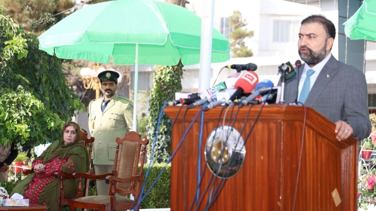 وزیر اعلیٰ سرفراز بگٹی کا بلوچستان اسمبلی میں جشنِ آزادی کی پرچم کشائی تقریب سے خطاب