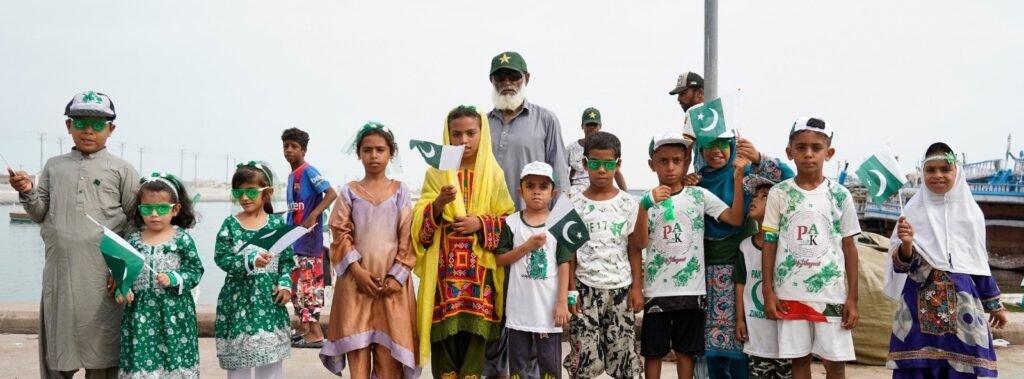 Gwadar: Gwadar ke bachche aur bachiyan 79ween Youm-e-Azadi josh o jazbe ke sath mana rahe hain