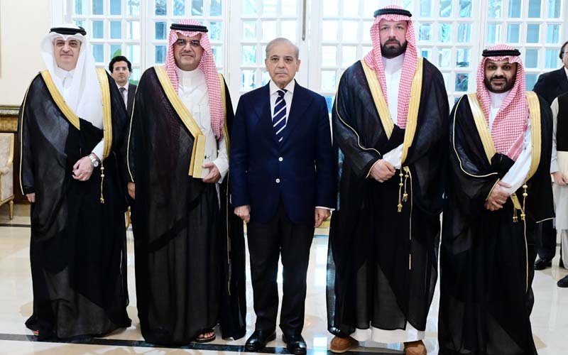 شہباز شریف سے سعودی کاروباری وفد کی ملاقات ، سرمایہ کاری کے فروغ پر گفتگو
