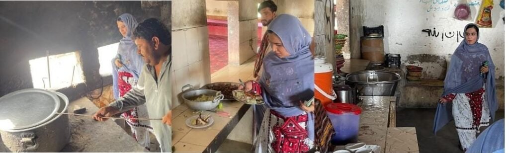 Ormara: Assistant Commissioner Dr Mahnoor Barkat hotel mein khane ke miyar aur safai suthrai ka muaina kar rahi hain