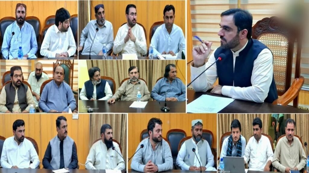 موسیٰ خیل: ڈپٹی کمشنر عبدالرزاق خان خجک ڈسٹرکٹ ڈویلپمنٹ کمیٹی اجلاس کی صدارت کر رہے ہیں