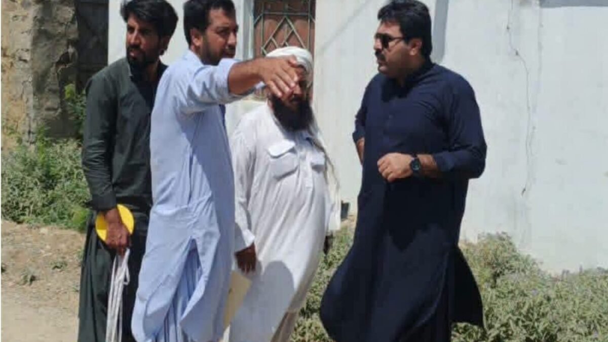اسسٹنٹ کمشنر رکھنی کا عدالت والی گلی کا دورہ، باقاعدہ پیمائش اور تجاوزات کے خلاف کارروائی کی ہدایت