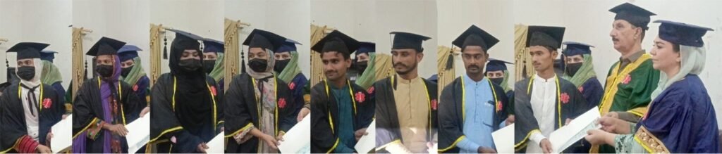 اوتھل: کمشنر لسبیلہ ڈویژن سائرہ عطاء محکمہ صحت اور لسبیلہ انسٹی ٹیوٹ آف ماڈرن سائنس کے زیرِ نگرانی تربیت یافتہ طالبات میں ڈپلومہ سرٹیفکیٹ تقسیم کر رہی ہیں