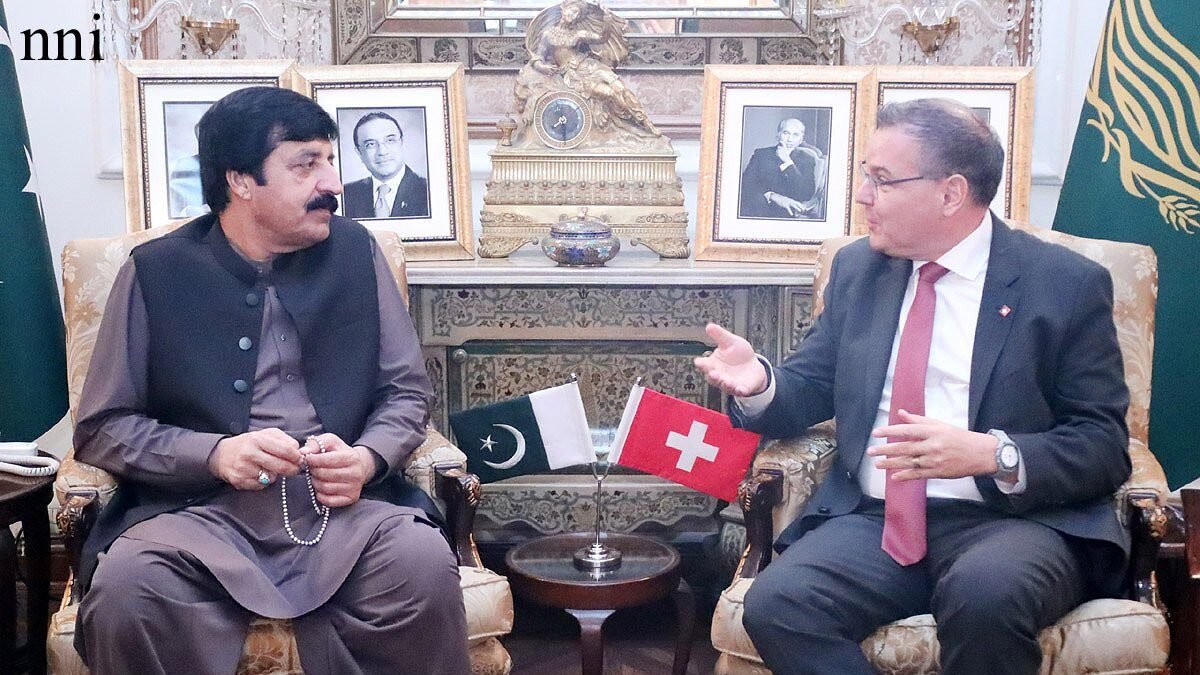 گورنر پنجاب سردار سلیم حیدر خان کا موسمیاتی تبدیلی سے نمٹنے کے لیے سوئس تعاون کی ضرورت پر زور
