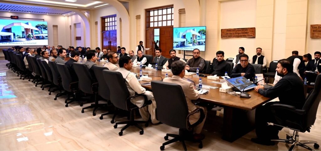 وزیراعلیٰ بلوچستان میر سرفراز بگٹی سیکرٹریز کمیٹی کے اجلاس کی صدارت کر رہے ہیں۔ اجلاس میں تمام محکموں کی کارکردگی کا جائزہ لیا گیا