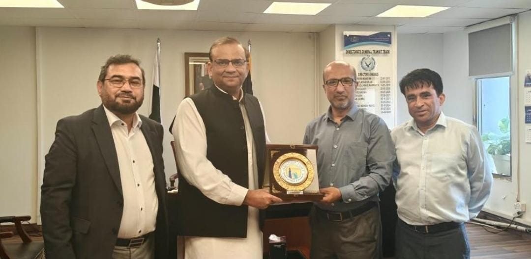گوادر پورٹ سے گبد۔ریمدان کے راستے ایران ٹرانزٹ تجارت: چیئرمین گوادر پورٹ کی ڈی جی کسٹمز ٹرانزٹ ٹریڈ سے ملاقات