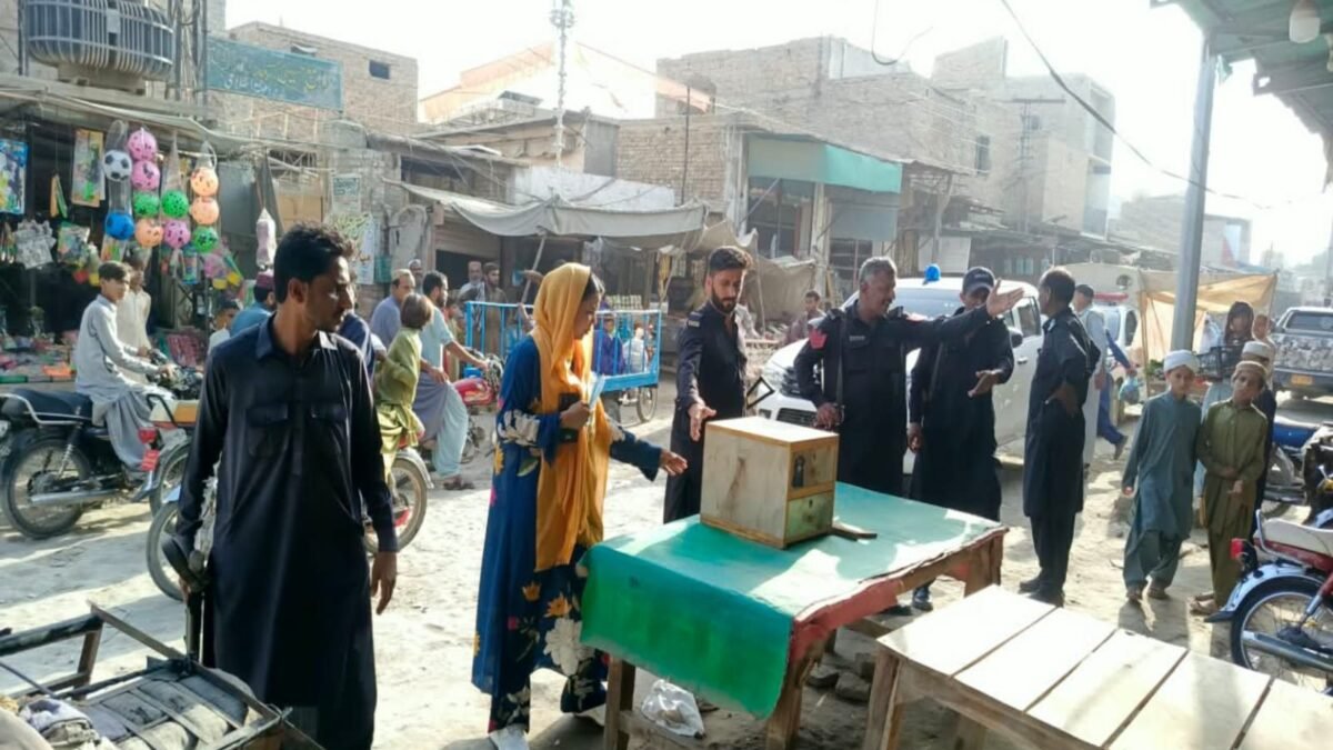 اُستا محمد میں جناح روڈ پر ناجائز تجاوزات کے خلاف آپریشن کا آغاز