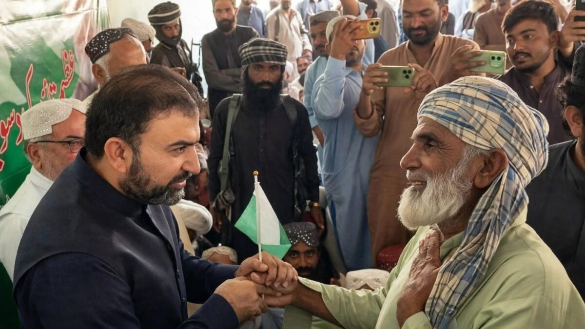 سوئی: فراری کمانڈر نور خان بگٹی 60 افراد سمیت وزیر اعلیٰ سرفراز بگٹی کے سامنے ہتھیار ڈال کر قومی دھارے میں شامل