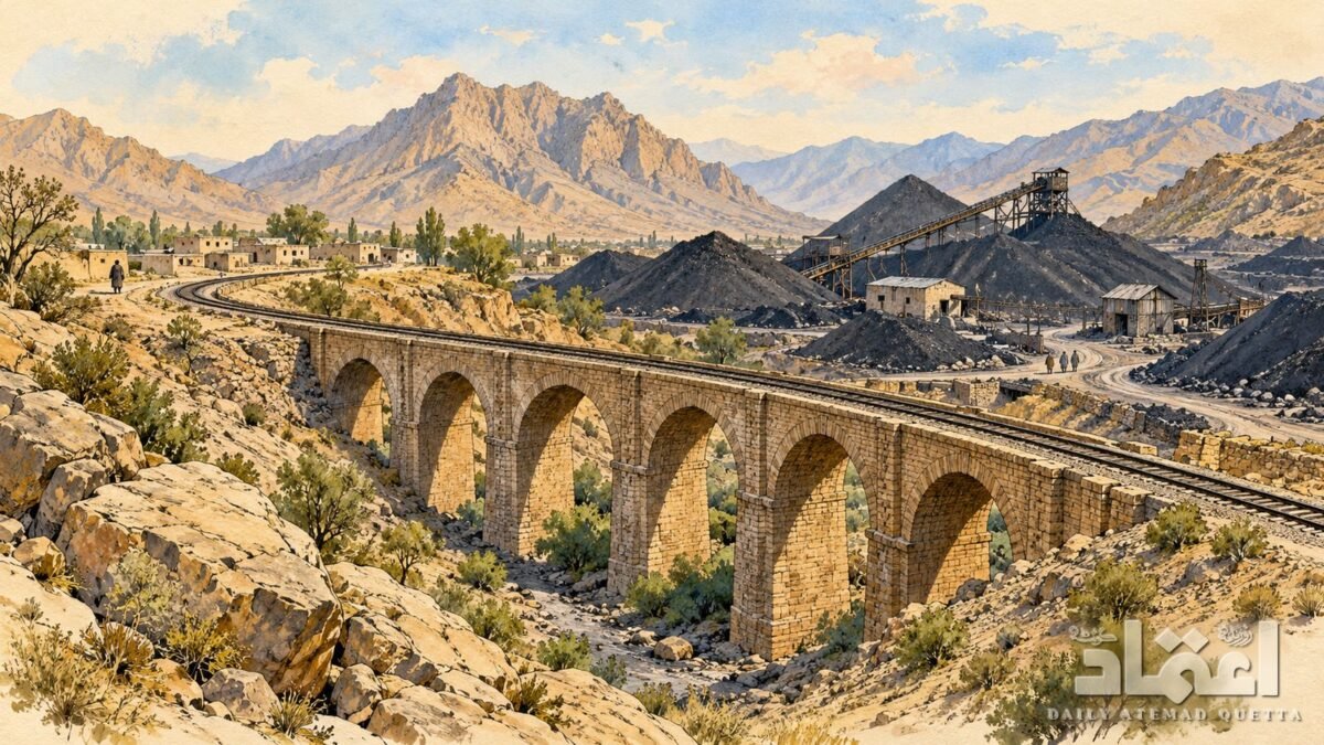 ضلع ہرنائی: زواڑہ کی وادی، ریل کی پٹڑی اور کوئلے کی کانیں