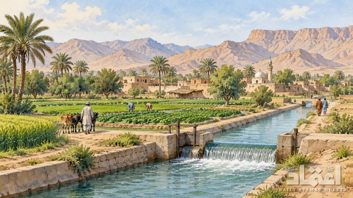 ضلع صحبت پور: صحبت خان کا گاؤں، ڈیزرٹ نہر اور نیا ضلع