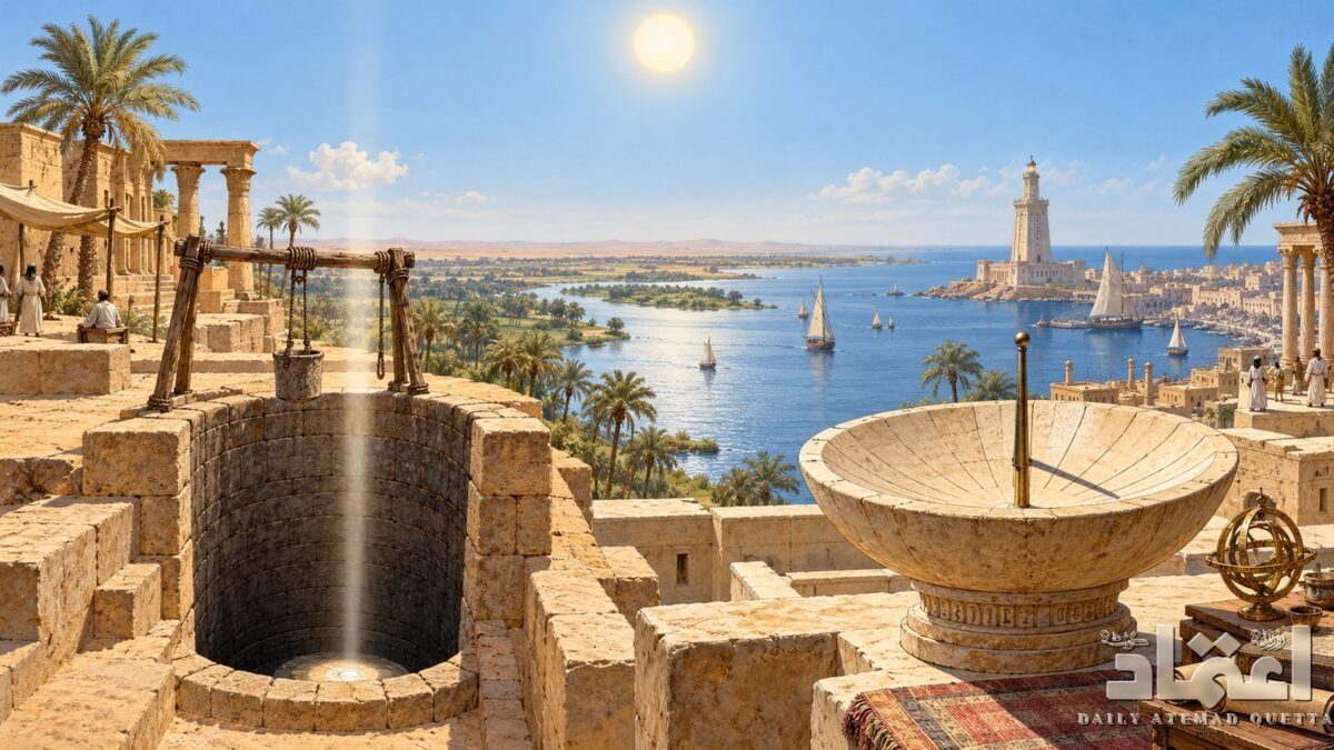 اراتوستھینس: ایک سائے سے ناپی گئی زمین