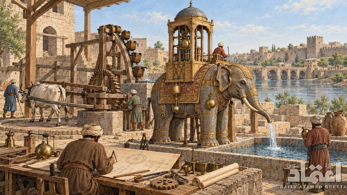 الجزری کی مشینیں: پانی، پہیے اور کمال کی کاریگری