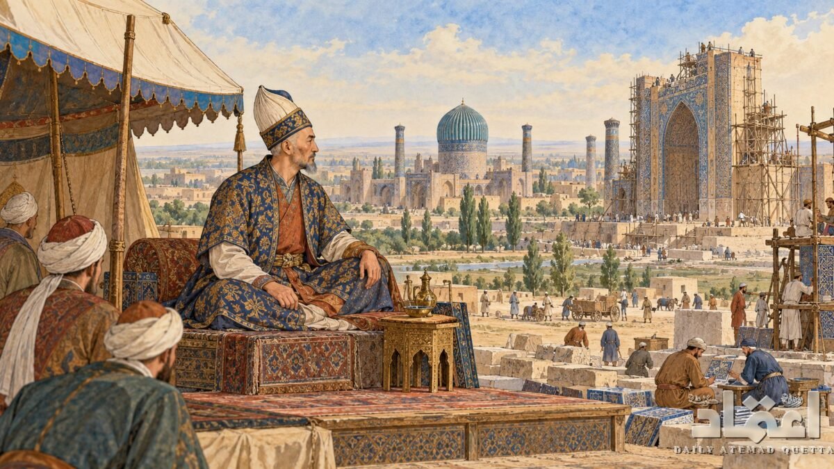 امیر تیمور: سمرقند کی عمارتیں اور تیموری دور کی ابتدا