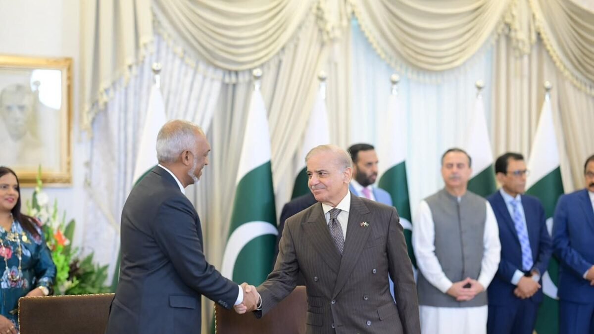 مالدیپ کے صدر کا دورۂ پاکستان، 20 مفاہمتی یادداشتیں طے، تجارتی حجم 200 ملین ڈالر تک لے جانے پر اتفاق